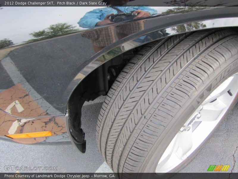Pitch Black / Dark Slate Gray 2012 Dodge Challenger SXT