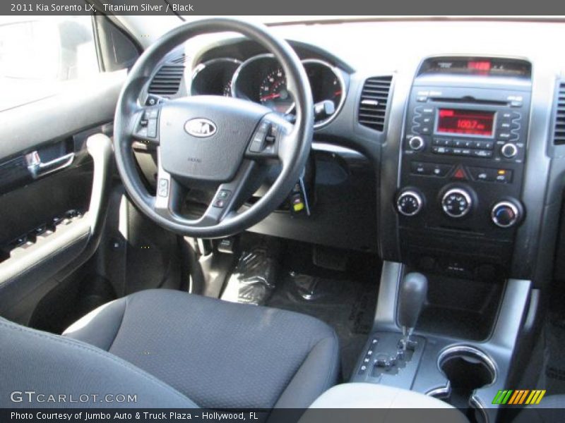 Titanium Silver / Black 2011 Kia Sorento LX