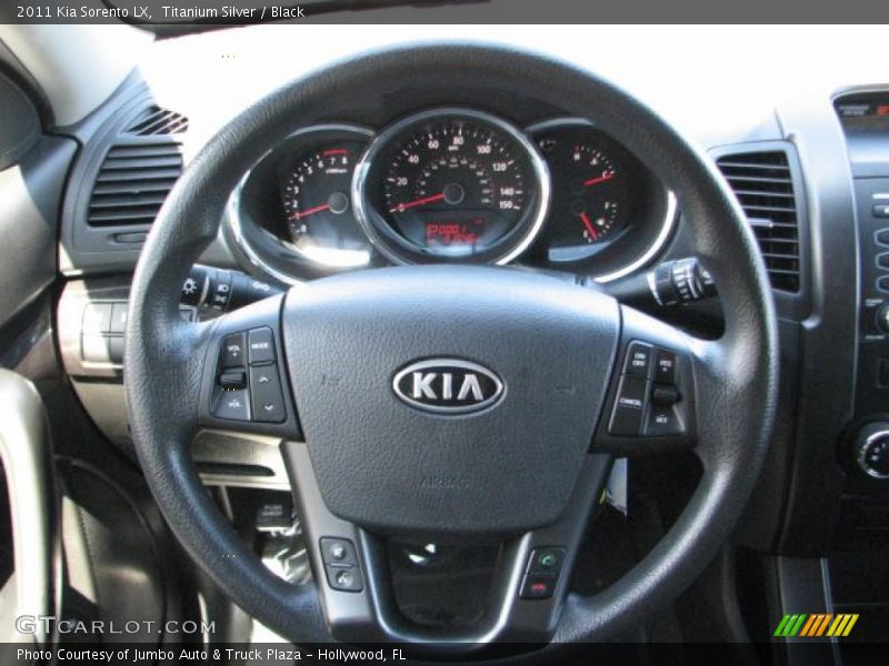 Titanium Silver / Black 2011 Kia Sorento LX