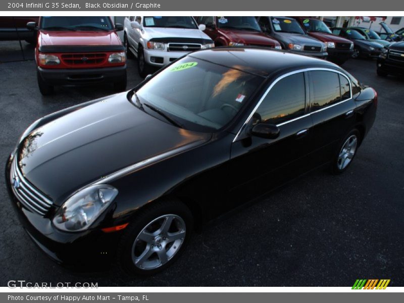Black Obsidian / Graphite 2004 Infiniti G 35 Sedan