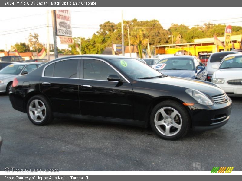 Black Obsidian / Graphite 2004 Infiniti G 35 Sedan