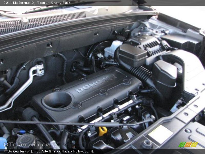 Titanium Silver / Black 2011 Kia Sorento LX