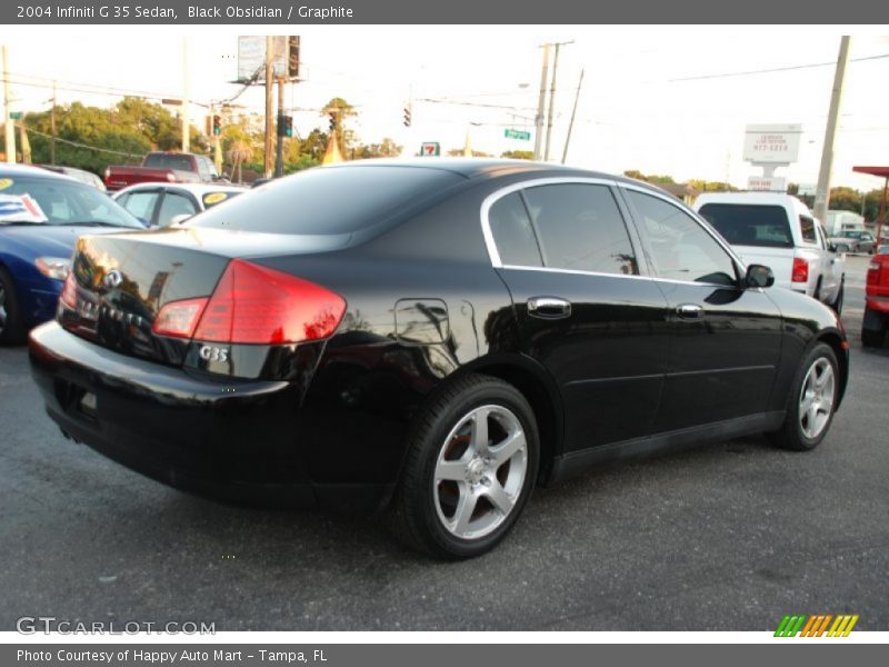 Black Obsidian / Graphite 2004 Infiniti G 35 Sedan