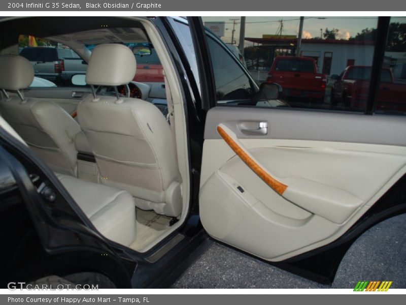 Black Obsidian / Graphite 2004 Infiniti G 35 Sedan