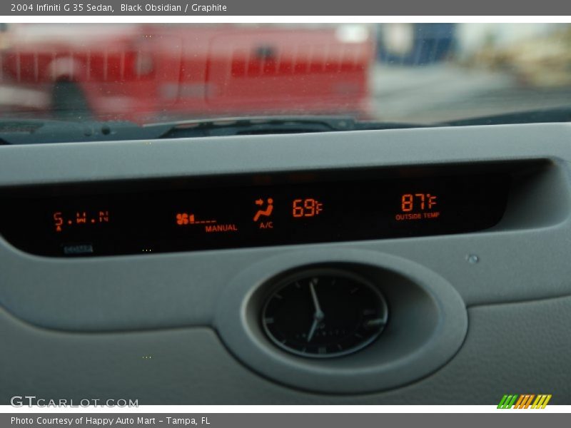 Black Obsidian / Graphite 2004 Infiniti G 35 Sedan