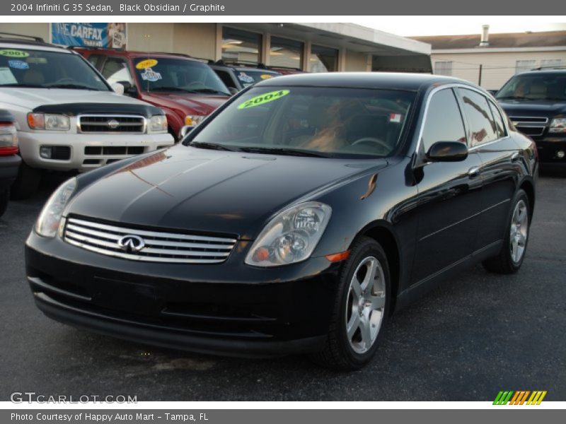 Black Obsidian / Graphite 2004 Infiniti G 35 Sedan