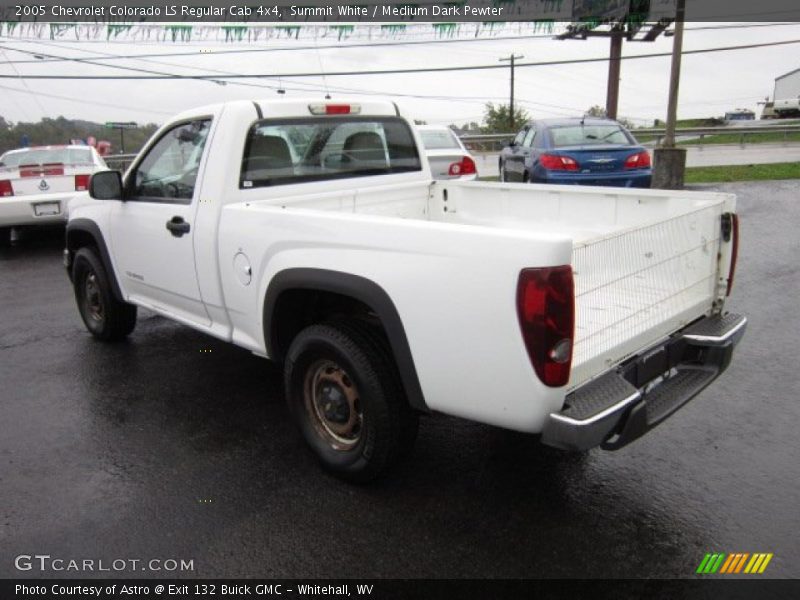 Summit White / Medium Dark Pewter 2005 Chevrolet Colorado LS Regular Cab 4x4