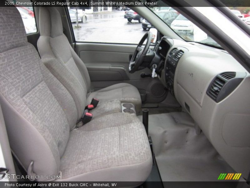 Summit White / Medium Dark Pewter 2005 Chevrolet Colorado LS Regular Cab 4x4