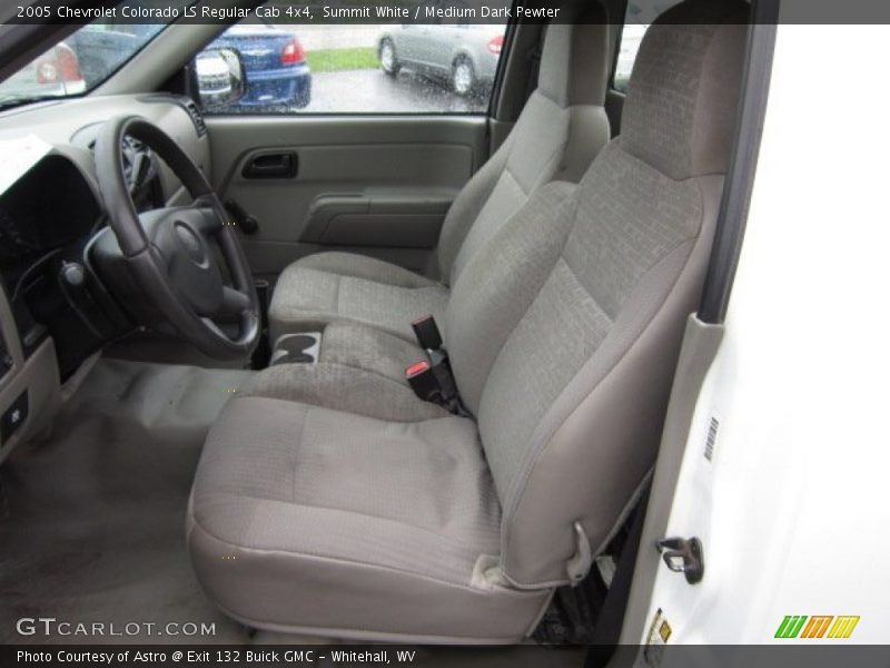 Summit White / Medium Dark Pewter 2005 Chevrolet Colorado LS Regular Cab 4x4