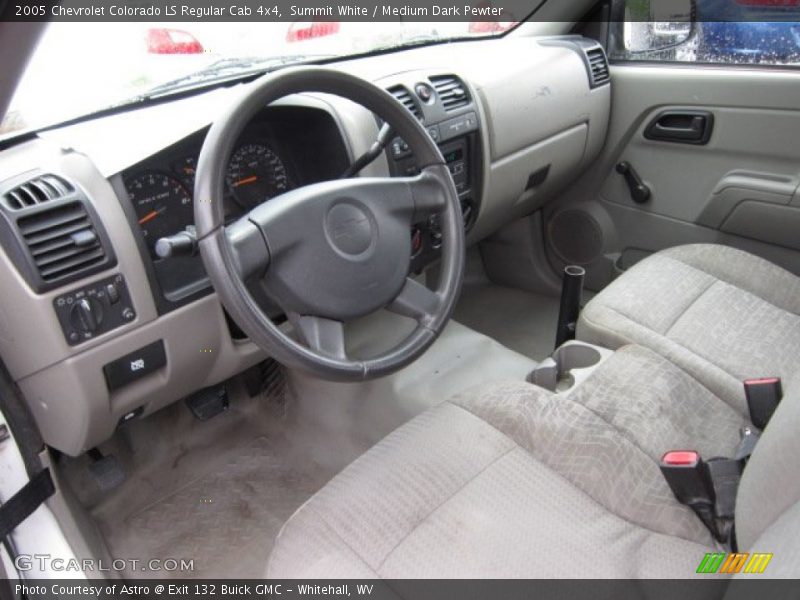 Summit White / Medium Dark Pewter 2005 Chevrolet Colorado LS Regular Cab 4x4