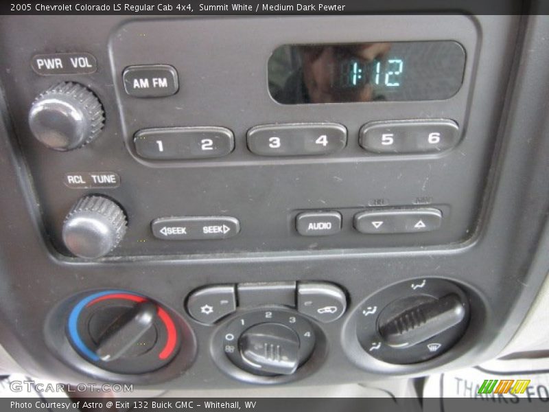 Summit White / Medium Dark Pewter 2005 Chevrolet Colorado LS Regular Cab 4x4