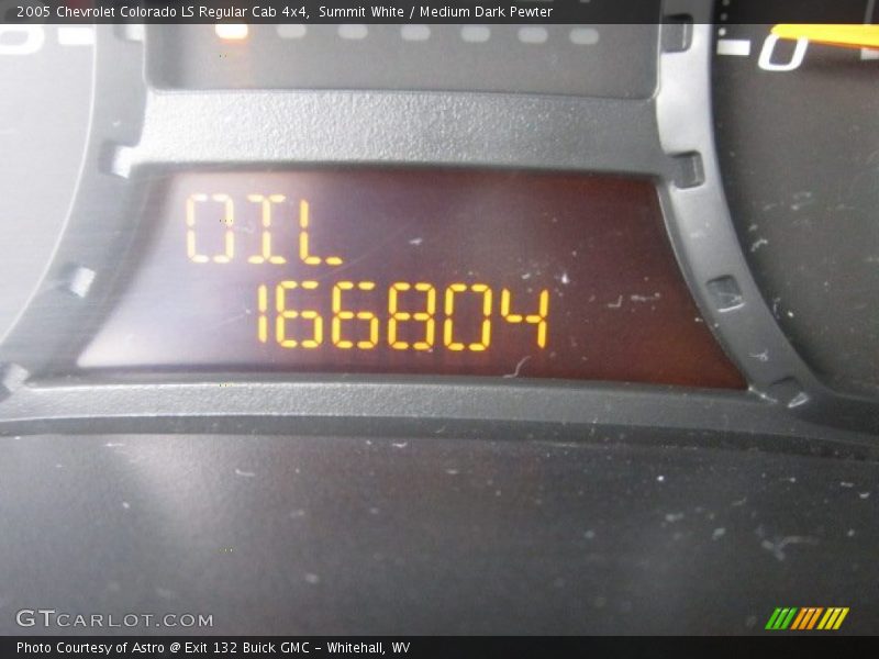 Summit White / Medium Dark Pewter 2005 Chevrolet Colorado LS Regular Cab 4x4