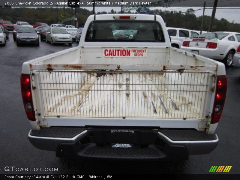 Summit White / Medium Dark Pewter 2005 Chevrolet Colorado LS Regular Cab 4x4