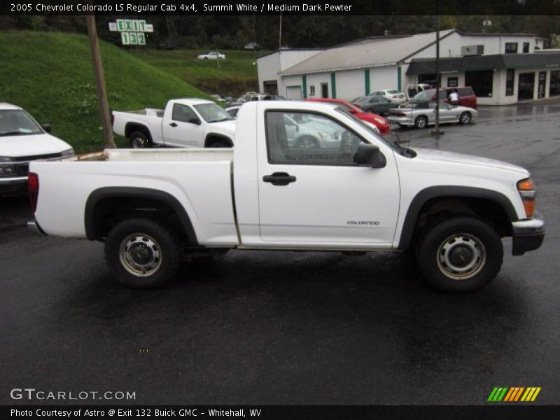 Summit White / Medium Dark Pewter 2005 Chevrolet Colorado LS Regular Cab 4x4