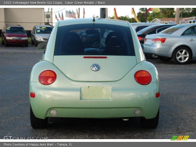 Cyber Green Metallic / Black 2002 Volkswagen New Beetle GLS Coupe