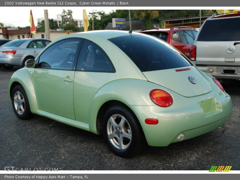 Cyber Green Metallic / Black 2002 Volkswagen New Beetle GLS Coupe