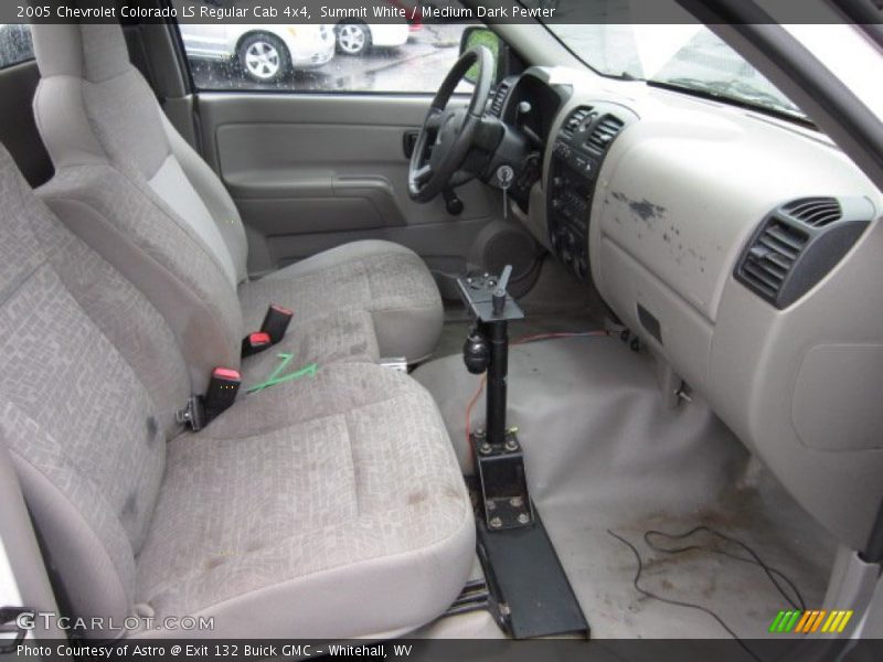 Summit White / Medium Dark Pewter 2005 Chevrolet Colorado LS Regular Cab 4x4