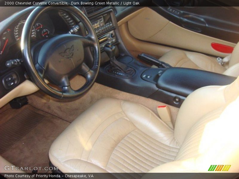  2000 Corvette Convertible Light Oak Interior