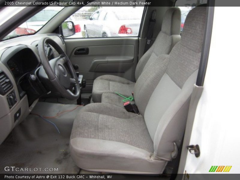 Summit White / Medium Dark Pewter 2005 Chevrolet Colorado LS Regular Cab 4x4