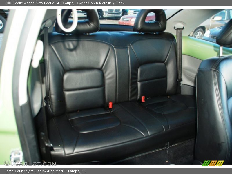 Cyber Green Metallic / Black 2002 Volkswagen New Beetle GLS Coupe