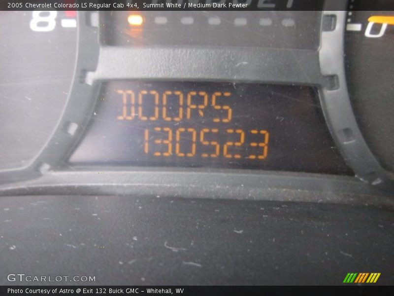 Summit White / Medium Dark Pewter 2005 Chevrolet Colorado LS Regular Cab 4x4