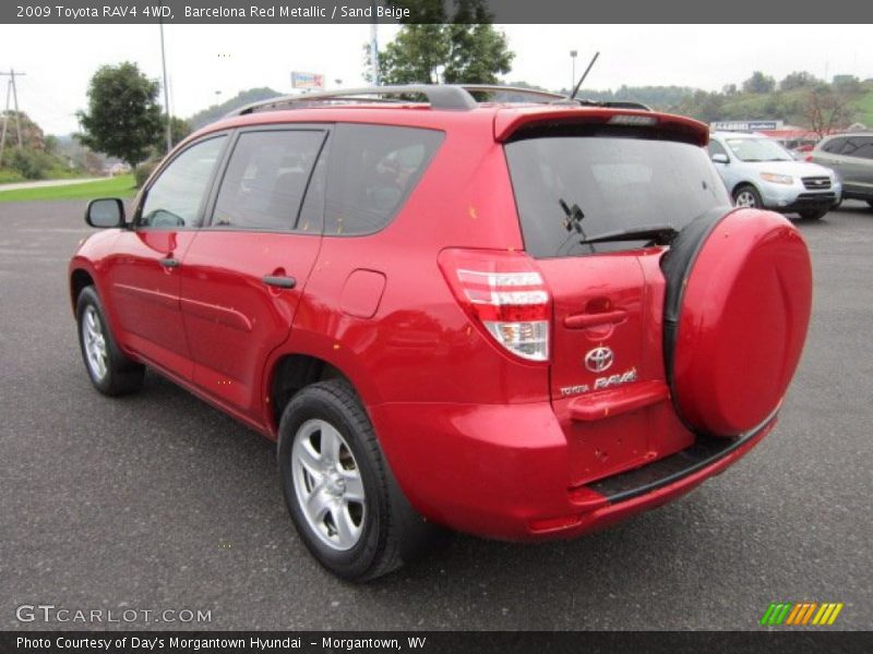Barcelona Red Metallic / Sand Beige 2009 Toyota RAV4 4WD