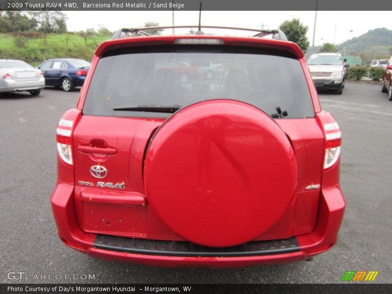 Barcelona Red Metallic / Sand Beige 2009 Toyota RAV4 4WD