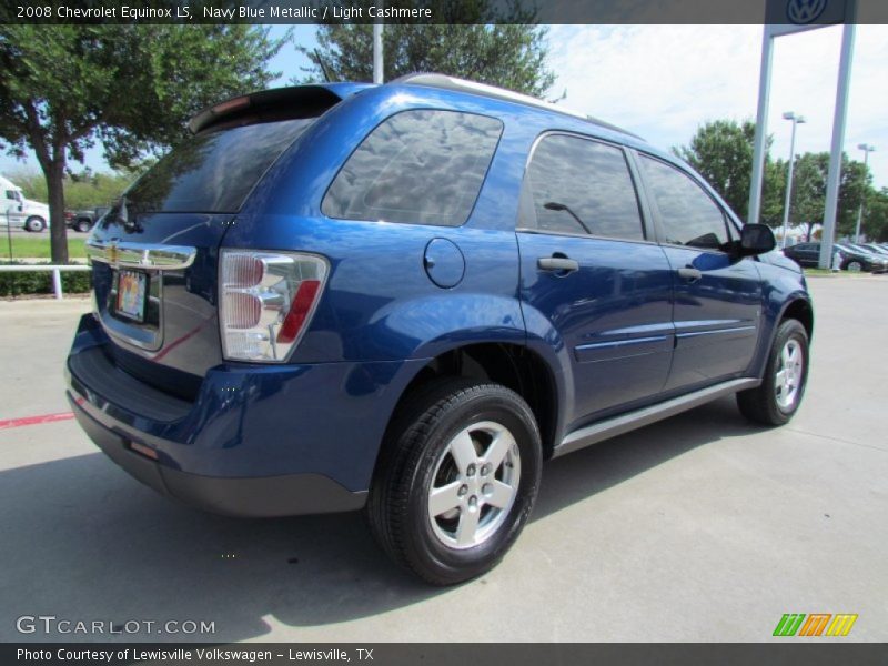 Navy Blue Metallic / Light Cashmere 2008 Chevrolet Equinox LS