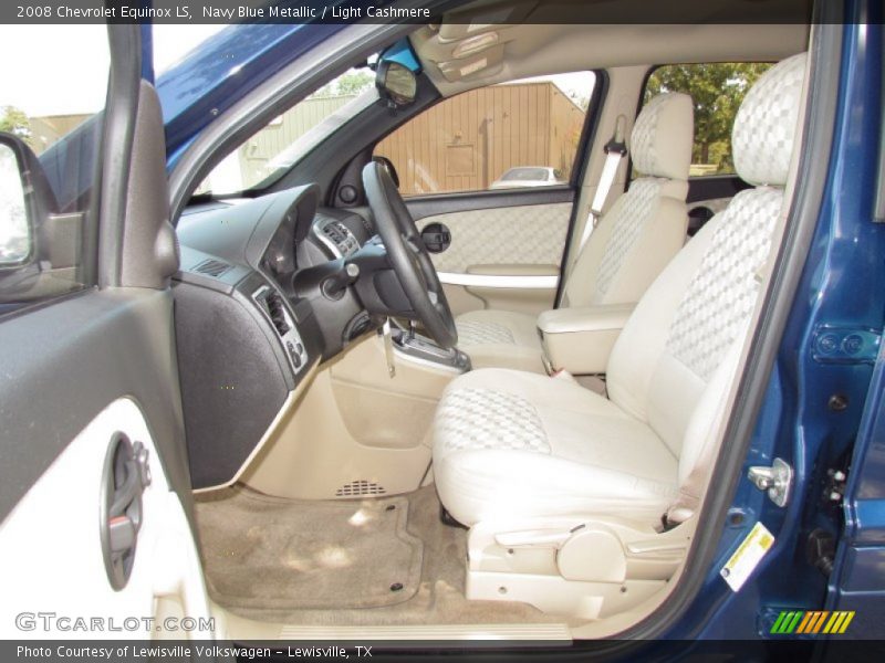Navy Blue Metallic / Light Cashmere 2008 Chevrolet Equinox LS