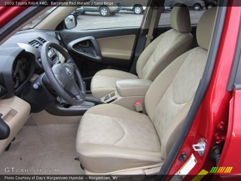 Barcelona Red Metallic / Sand Beige 2009 Toyota RAV4 4WD