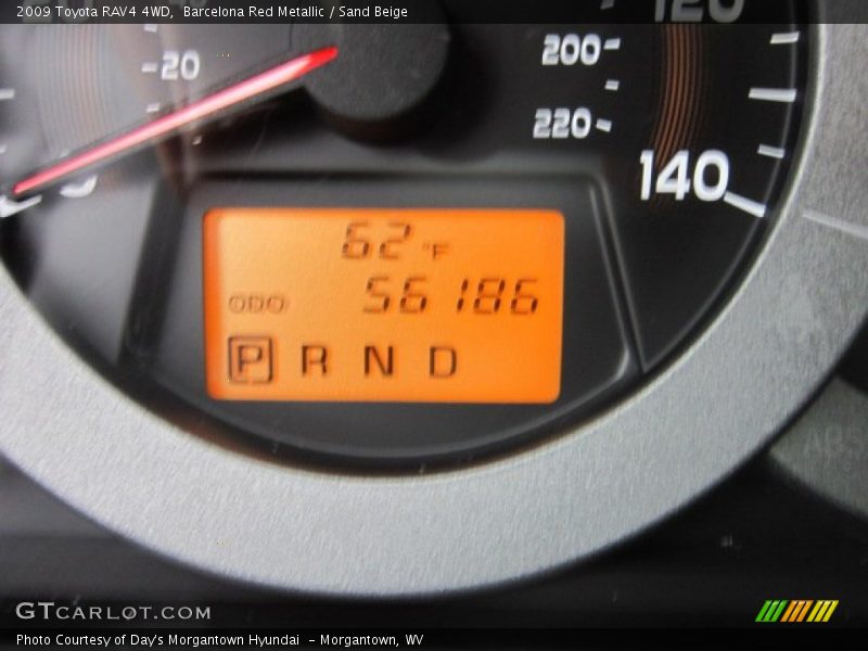 Barcelona Red Metallic / Sand Beige 2009 Toyota RAV4 4WD