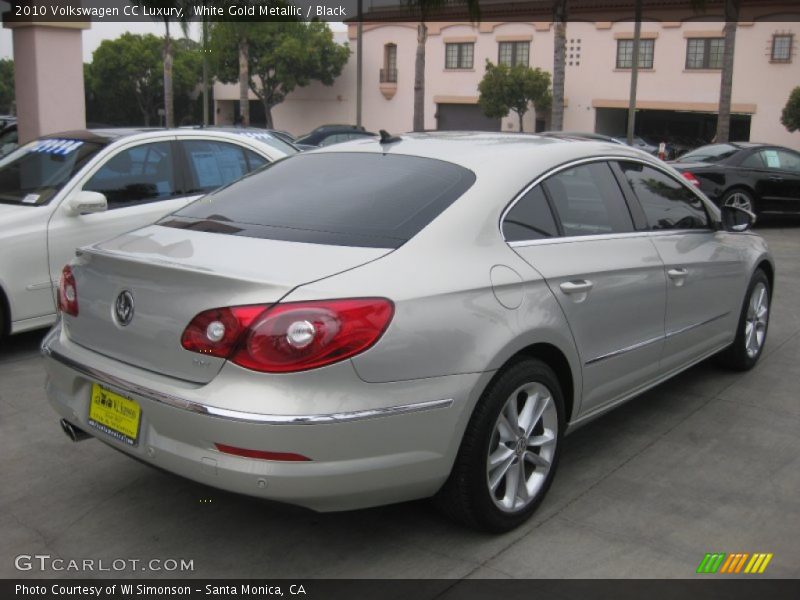 White Gold Metallic / Black 2010 Volkswagen CC Luxury
