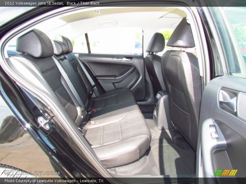 Black / Titan Black 2012 Volkswagen Jetta SE Sedan