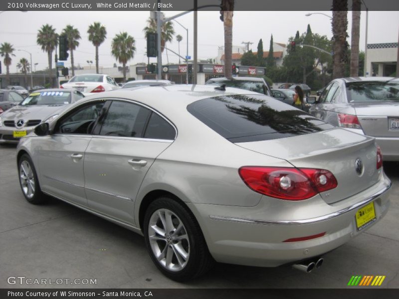 White Gold Metallic / Black 2010 Volkswagen CC Luxury