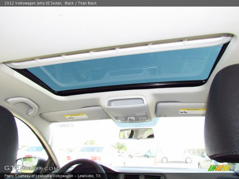Black / Titan Black 2012 Volkswagen Jetta SE Sedan