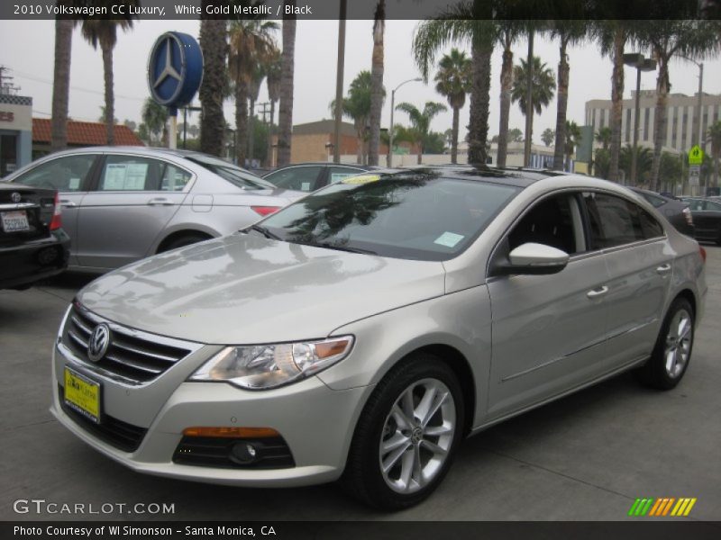 White Gold Metallic / Black 2010 Volkswagen CC Luxury