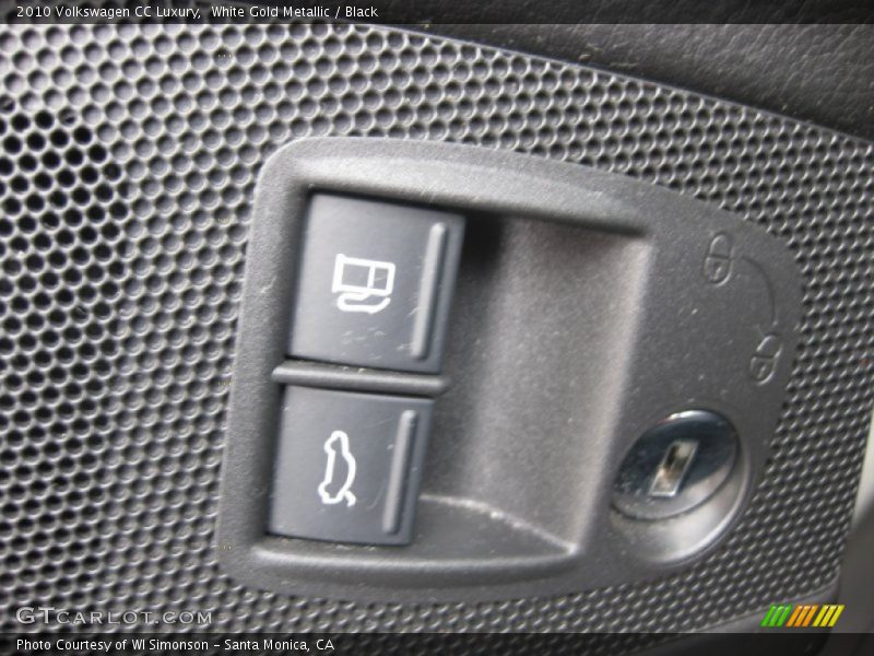 White Gold Metallic / Black 2010 Volkswagen CC Luxury