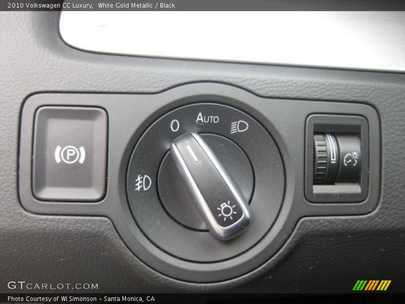 White Gold Metallic / Black 2010 Volkswagen CC Luxury
