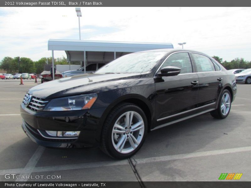 Black / Titan Black 2012 Volkswagen Passat TDI SEL
