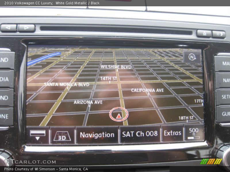 White Gold Metallic / Black 2010 Volkswagen CC Luxury