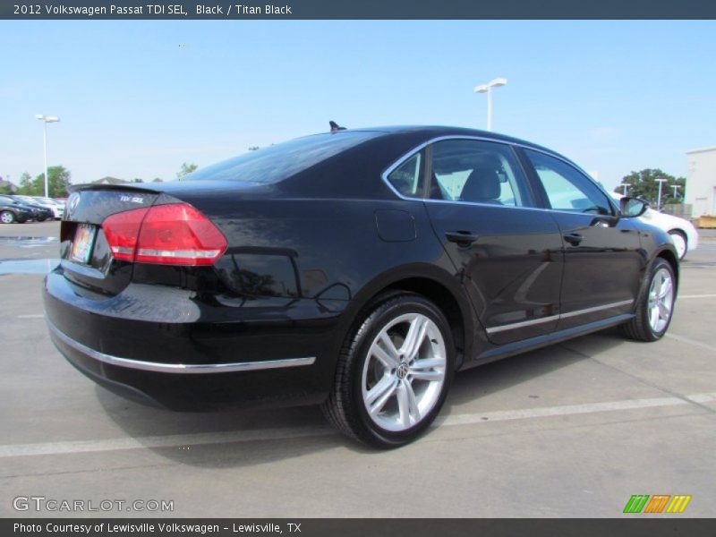 Black / Titan Black 2012 Volkswagen Passat TDI SEL