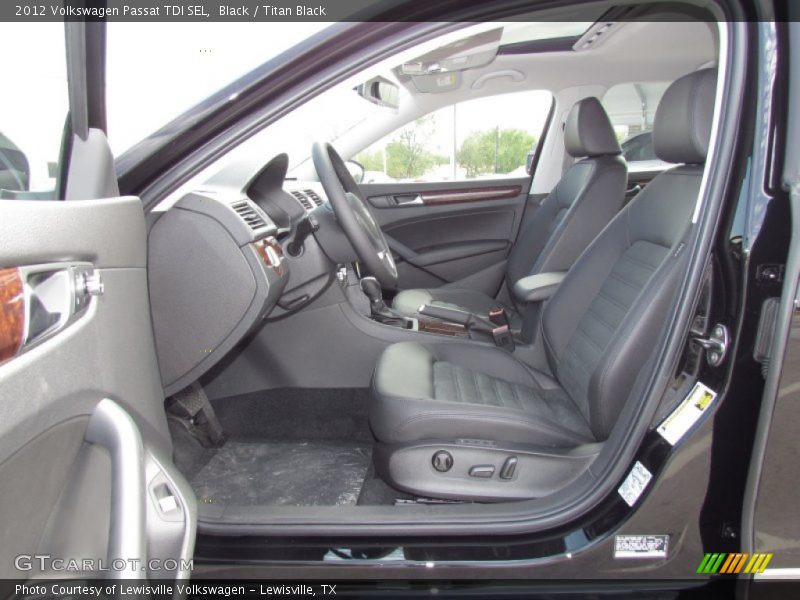  2012 Passat TDI SEL Titan Black Interior