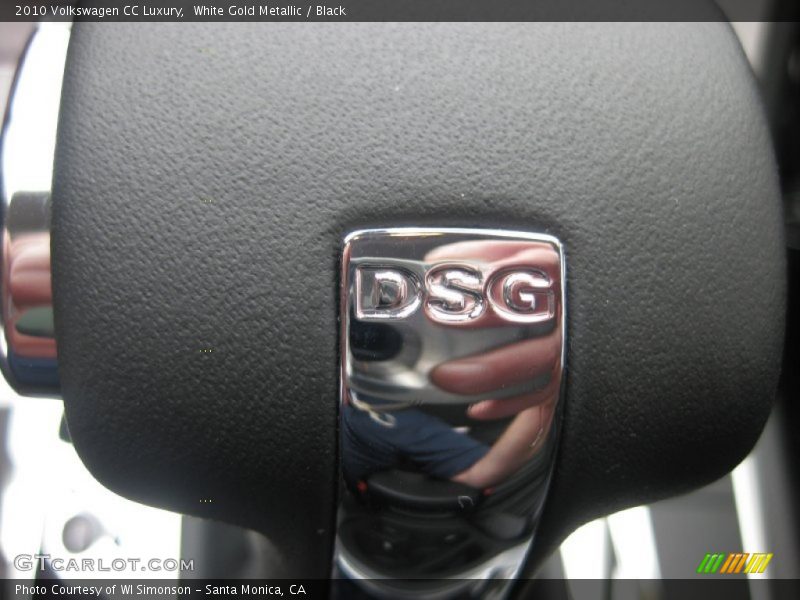 White Gold Metallic / Black 2010 Volkswagen CC Luxury