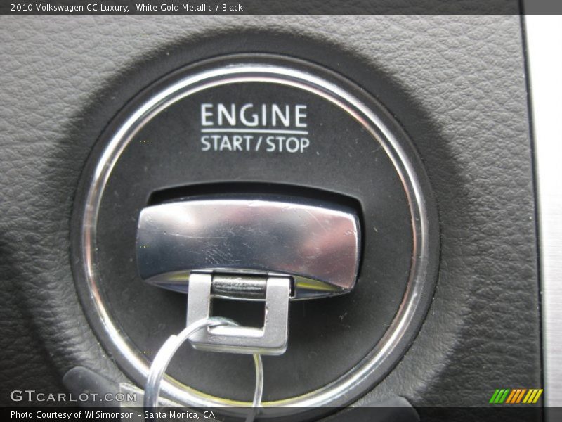 White Gold Metallic / Black 2010 Volkswagen CC Luxury