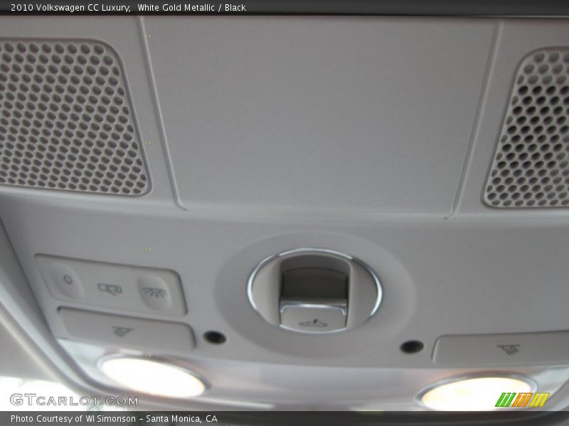 White Gold Metallic / Black 2010 Volkswagen CC Luxury