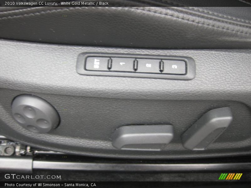 White Gold Metallic / Black 2010 Volkswagen CC Luxury