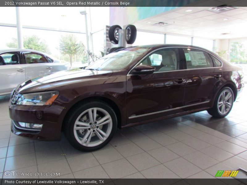 Opera Red Metallic / Cornsilk Beige 2012 Volkswagen Passat V6 SEL