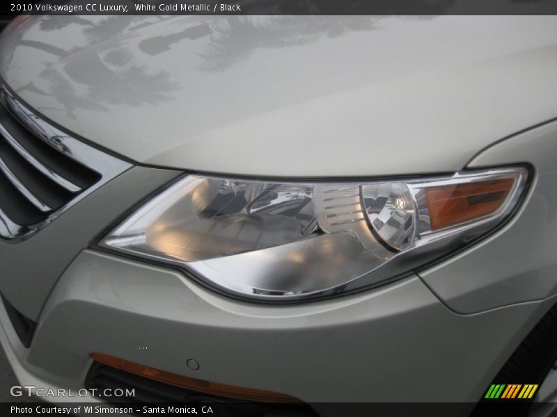 White Gold Metallic / Black 2010 Volkswagen CC Luxury