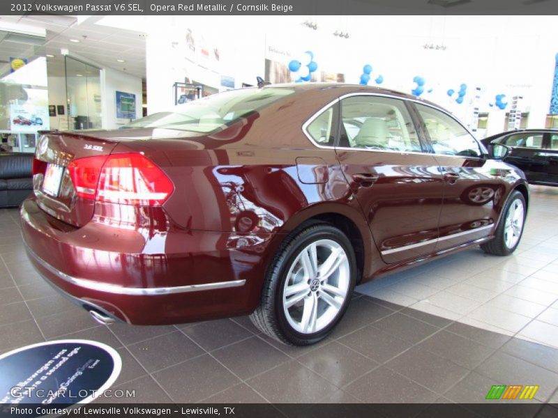 Opera Red Metallic / Cornsilk Beige 2012 Volkswagen Passat V6 SEL
