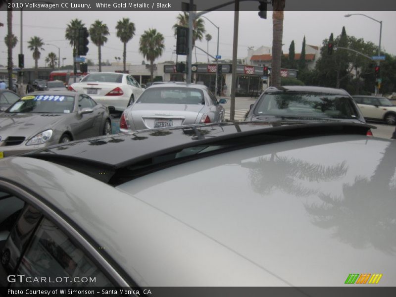 White Gold Metallic / Black 2010 Volkswagen CC Luxury